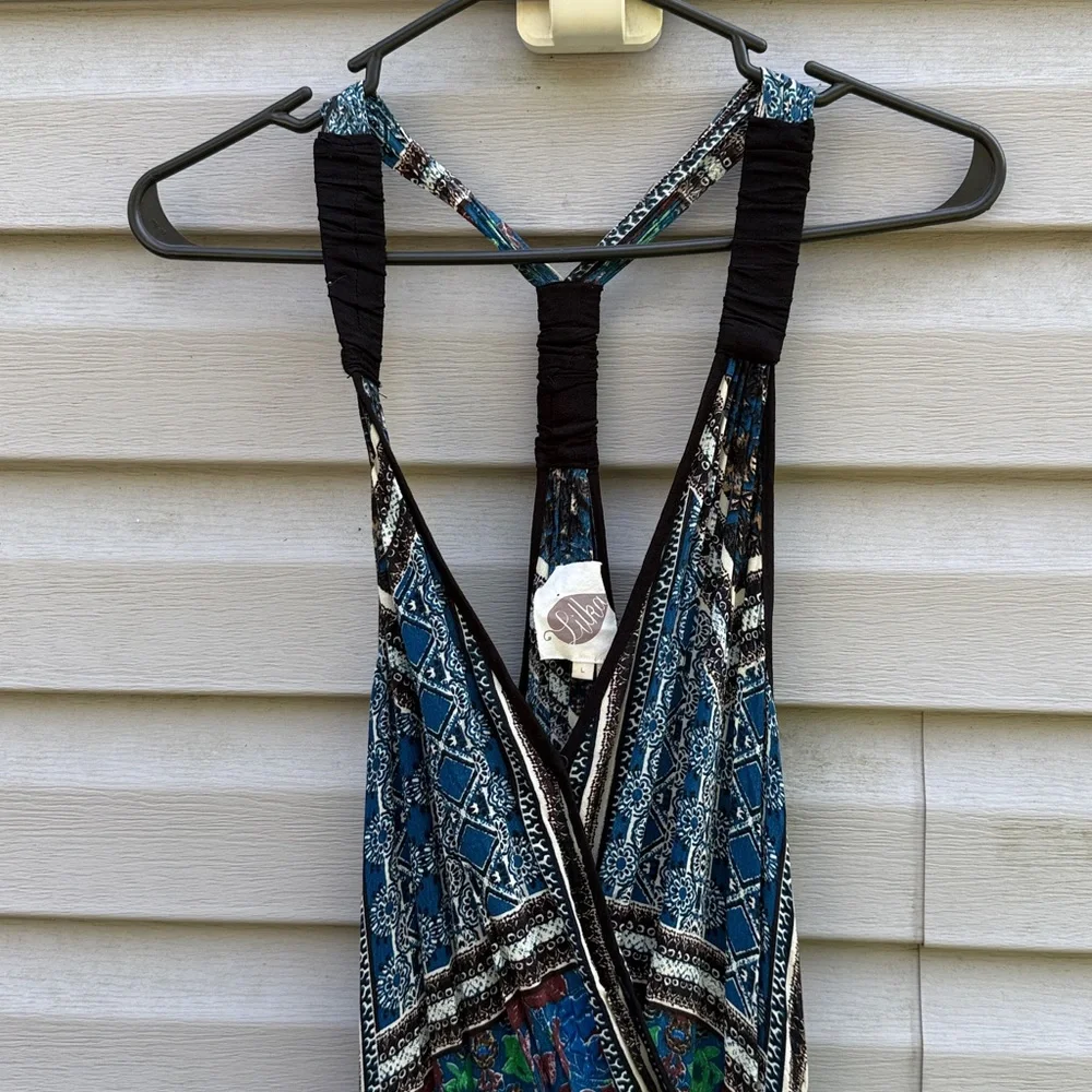 Anthropologie | Lilka Antora Cropped Jumpsuit size Large